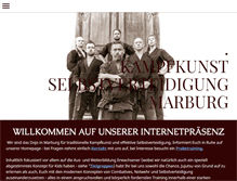 Tablet Screenshot of kampfkunst-marburg.de